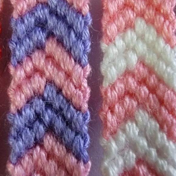 Colorful Chevron Friendship Bracelets - Picture 3 of 8